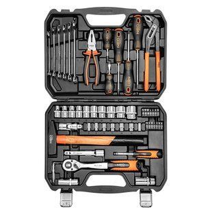 Набор инструментов Neo Tools 56 ед. CrV (08-684) фото