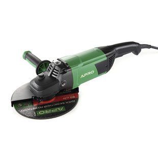 Угловая шлифмашина (болгарка) APRO 230/3000 РМ (2600 Вт, до 3000 Вт, 230 мм, плавный пуск) (apr899017) фото