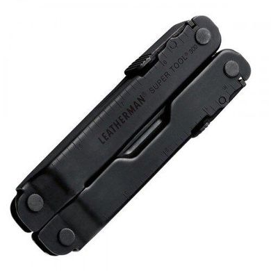 Мультитул Leatherman Super Tool 300 BLACK, чохол MOLLE (камо), картонна коробка (831482) фото