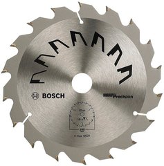 Циркулярний диск Bosch PRECISION 160 * 20/16 * 18T (2609256855) фото