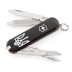 Нож Victorinox Classic Sd Ukraine чорний 0.6223.3R1