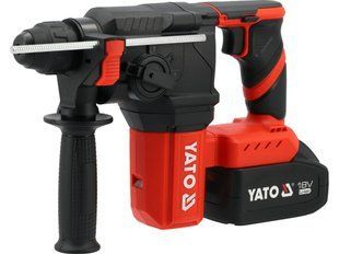 Аккумуляторный перфоратор SDS-plus YATO YT-827721 (18 В, 4 А&middot;ч, 2,5 Дж, в кейсе) (YT-827721) фото