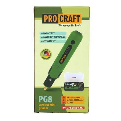 Аккумуляторный гравер Procraft PG8 (p030081) фото