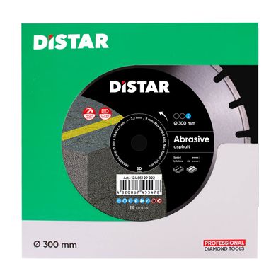 Коло алмазне відрізне DiStar 1A1RSS / C1-W 300x2,8 / 1,8x9x25,4-18 F4 Bestseller Abrasive (13085129022) фото