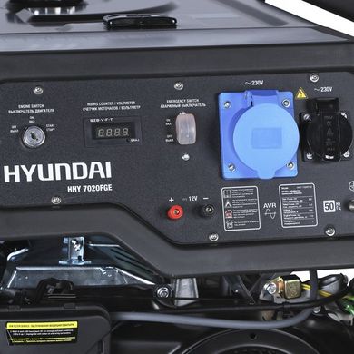 Двухтопливный генератор Hyundai HHY 7020FGE (HHY 7020FGE) фото