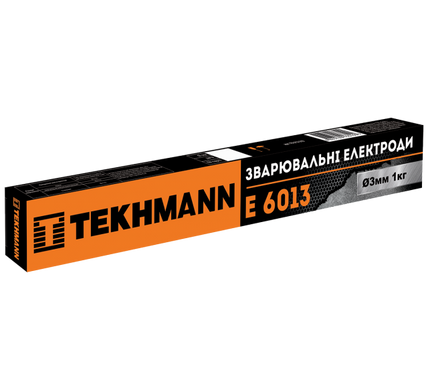 Електроди зварювальні Tekhmann E6013 d 3 мм 1кг (76013310) фото