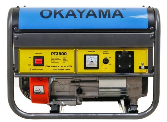 Генератор бензиновый OKAYAMA PT-3500 (3.2-3.5кВт) (PT-3500) фото