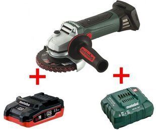 Аккумуляторная угловая шлифмашина Metabo W 18 LTX 125 LiHD 3.5 Ач (UA602174890) фото