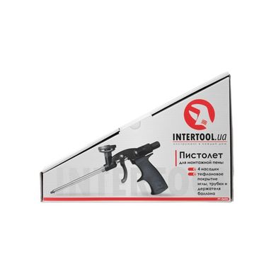 Пістолет для піни з тефлоновим покриттям + 4 насадки INTERTOOL PT-0605 (PT-0605) фото
