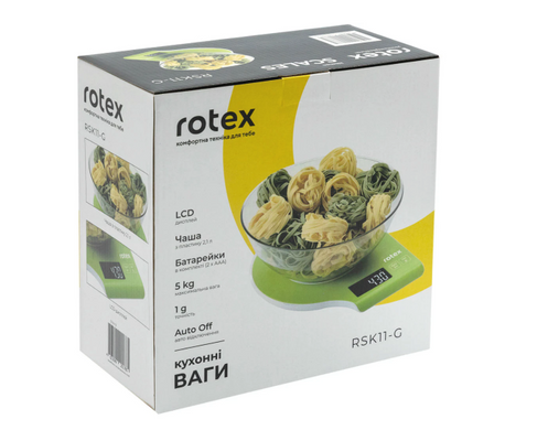 Весы кухонные Rotex RSK11-G (RSK11-G) фото