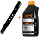 Мастило для чотиритактного двигуна GTM Dynamic Synt 10W-30 1 л + Ніж для газонокосарок GTM (giftGTM10w30) фото