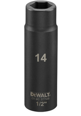 Головка торцева ударна DeWALT "IMPACT", 1/2"* 14 мм (DT7548) (DT7548) фото