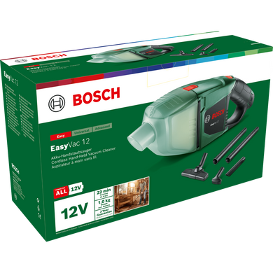 Акумуляторний пилосос Bosch EasyVac 12 (з АКБ та ЗП) (06033D0001) фото