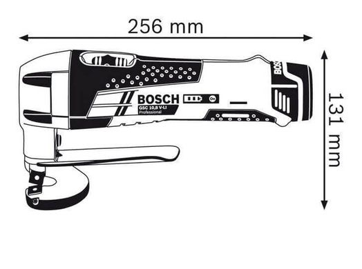 Акумуляторні ножиці по металу Bosch GSC 12V-13 Solo (0601926105) фото