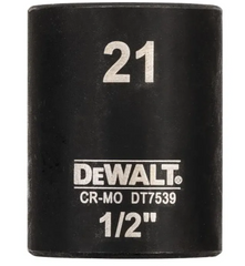 Головка торцевая ударная DeWALT "IMPACT", 1/2"*21 мм (DT7539) (DT7539) фото