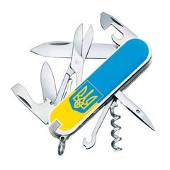 Нож Victorinox Climber Ukraine 1.3703.7R3 тризуб жовтоблакитний