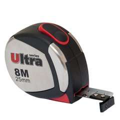 Рулетка Ultra магнітна, нейлонове покриття 8м * 25мм (3822082) (3822082) фото