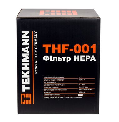 Фильтр HEPA THF-001 Tekhmann (851916) фото