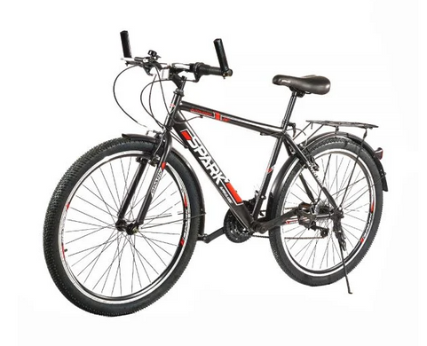 Велосипед SPARK INTRUDER 26-ST-18-ZV-V (Черный с красным) (mot148489) фото
