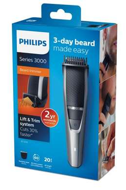 Тример для бороди PHILIPS Beardtrimmer series 3000 BT3216/14 (BT3216/14) фото