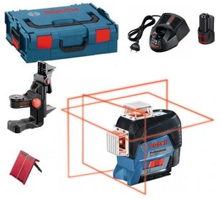 Лазерный нивелир BOSCH GLL 3-80 C + BM 1 (12 V) + L-Boxx (0601063R02) фото