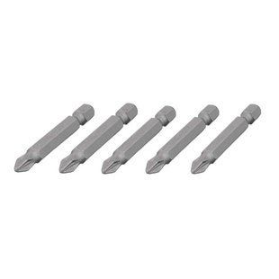 Комплект отверточних насадок PZ2 1/4 "* 50мм, ACR, S2, уп 5шт, STORM INTERTOOL VT-0204 (VT-0204) фото