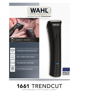 Машинка для стрижки волос WAHL Li EU black (1661.0465) (1661.0465) фото