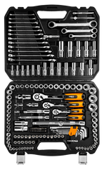 Набір інструментів Neo Tools, 150 од., 1, 4, 3, 1/2 CrV (08-668) фото