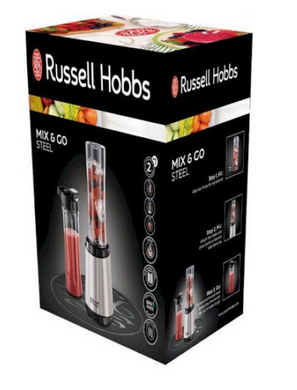 Блендер Russell Hobbs 23470-56 Mix & Go Steel (23470-56) фото