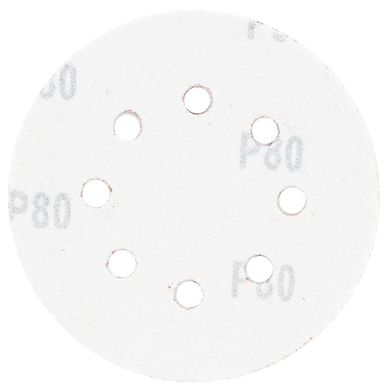 Шлифовальный круг 8 отверстий Ø125мм P80 (10шт) SIGMA (9122651) (9122651) фото