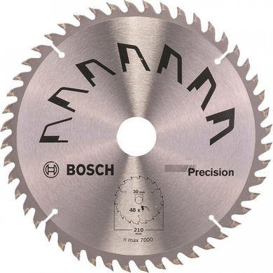 Циркулярный диск Bosch PRECISION 210*30*48T (2609256873) фото