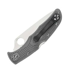 Нож складний Spyderco Endura 4 FRN Flat Ground сірий (C10FPGY)