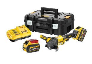 Шліфмашина кутова акумуляторна DeWalt DCG418T2 (DCG418T2) фото