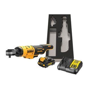 Гайковёрт угловой - ключ-трещотка аккумуляторный бесщёточный DeWALT DCF503L1G (DCF503L1G) фото