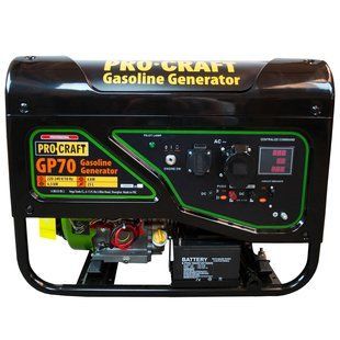 Бензиновий генератор для дому та дачі Procraft GP70 UNIVERSAL (p070000) фото