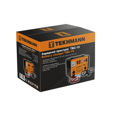 Зарядний пристрій Tekhmann TBC-15 (844135) фото