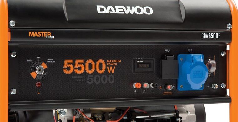 Бензиновый генератор Daewoo GDA 6500E (GDA 6500E) фото