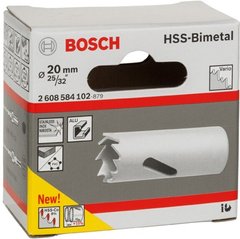 Биметаллическая коронка Bosch HSS-Bimetall, 20 мм 25/32ʺ (2608584102) фото
