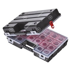 Ящик-органайзер пластиковый с регулируемыми секциями 36 отделений Haisser А 400/В 400 Twin (81276) фото