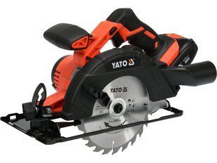 Аккумуляторная дисковая пила YATO YT-82810 (18 В, 2 Ач, диск 165 мм, с ЗУ) (YT-82810) фото