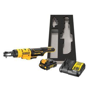 Гайковёрт угловой - ключ-трещотка аккумуляторный бесщёточный DeWALT DCF504L1G (DCF504L1G) фото
