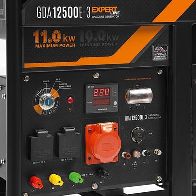 Бензиновий генератор Daewoo GDA 12500E-3 (GDA 12500E-3) фото