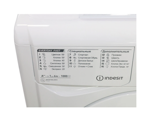 Стиральная машина Indesit E2SE 2160 W UA (E2SE2160WUA) фото