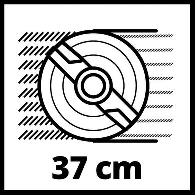 Акумуляторна газонокосарка Einhell GE-CM 36/37 Li (2x3,0Ah) (3413170) фото