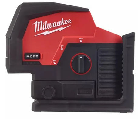 Линейно-точечный лазерный нивелир Milwaukee M12 CLLP-0C (кейс) 4933478101 (4933478101) фото