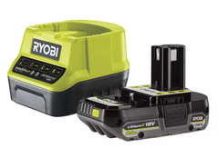 Набір акумулятор + зарядний пристрій Ryobi ONE+ RC18120-120C, 18V, 2Ah (5133005090) фото