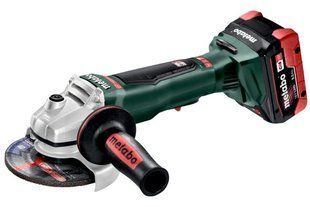 Аккумуляторная угловая шлифмашина Metabo WPB 18 LTX BL 125 Quick LiHD 2x8.0 Ач (613075810) фото