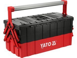 Ящик для инструмента раскладной пластиковый YATO YT-08978 (5 полок, 460&times;265&times;208 мм) (YT-08978) фото