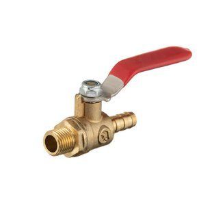 Кран шаровый воздушный, латунь, наружная резьба 1/4" на шланг 8 мм, STORM INTERTOOL PT-1888 (PT-1888) фото