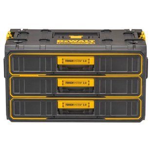Ящик TOUGHSYSTEM 2.0 с тремя выдвижными ящиками DeWALT DWST08330-1 (DWST08330-1) фото